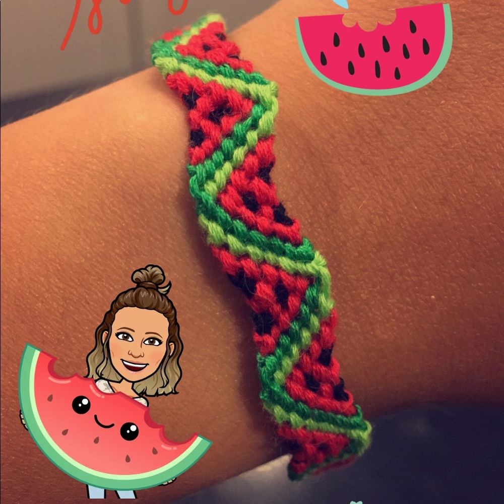 Watermelon Friendship Bracelet 🍉❤️